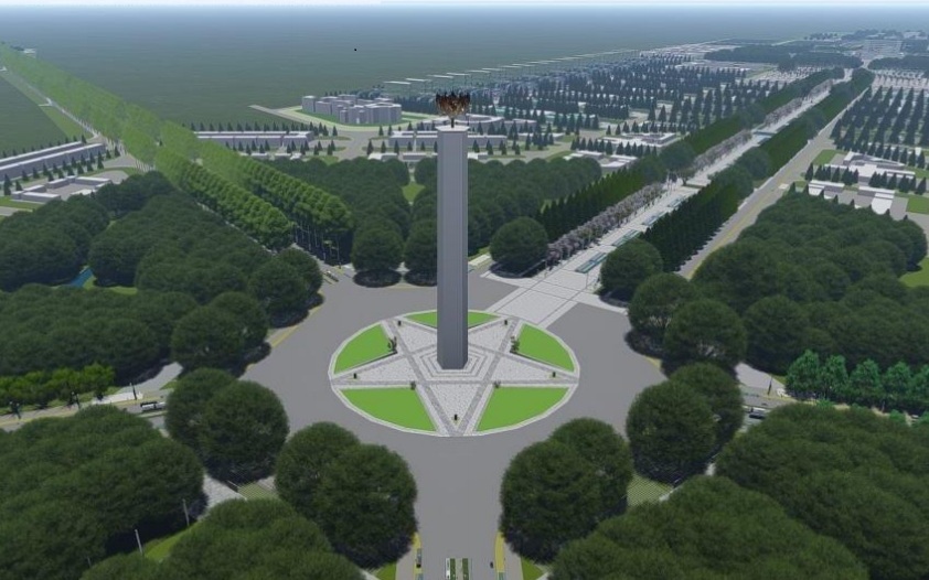 Ibukota baru. Foto : Kementerian PUPR.