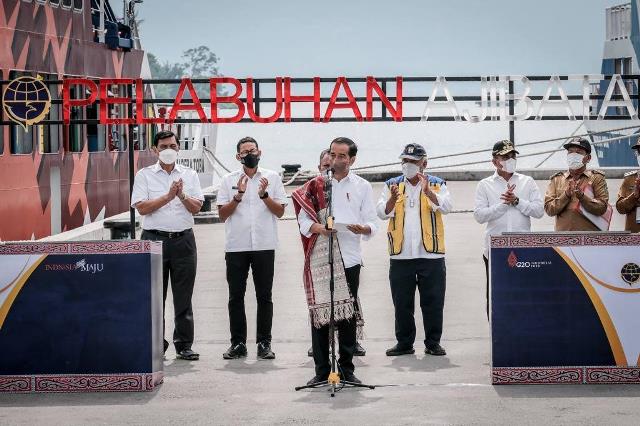 Terbangunnya infrastruktur di DSP Danau Toba sebagai dukungan destinasi wisata. (Foto: Dok. Birkom Kemenparekraf)