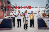 Presiden Jokowi Resmikan 7 Pelabuhan dan 4 Kapal Motor Penumpang, Dukung Pengembangan Danau Toba