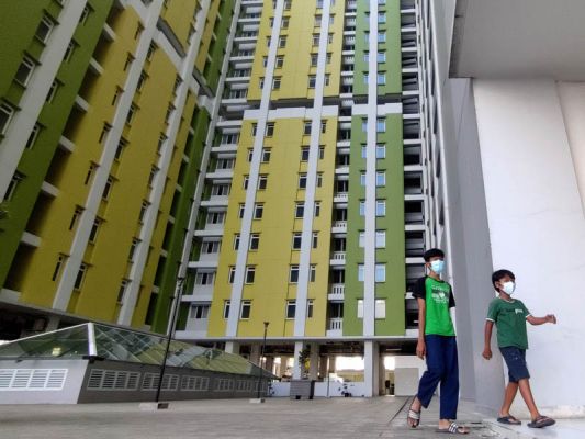 Pasien OTG di Rusun Pasar Rumput Bertambah 309 Hari Ini