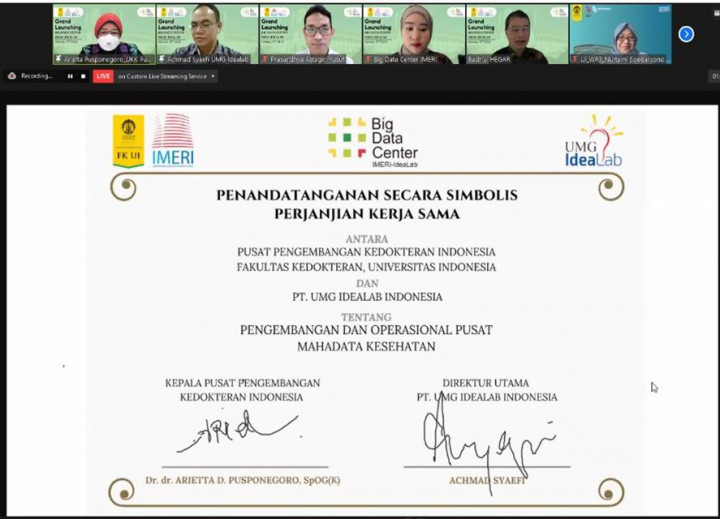 FKUI Miliki Big Data Center IMERI-IDEALAB untuk Kelola Mahadata Kesehatan
