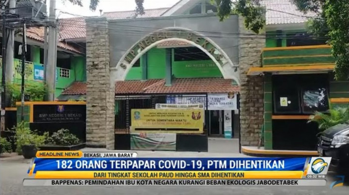 182 Siswa dan Guru Terpapar Covid-19, PTM di Bekasi Disetop 2 Pekan