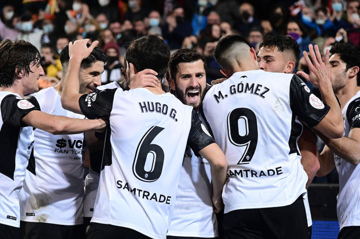 Kandaskan Cadiz 2-1, Valencia ke Semifinal Copa del Rey