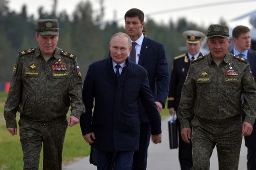 Presiden Rusia Vladimir Putin. Foto: AFP