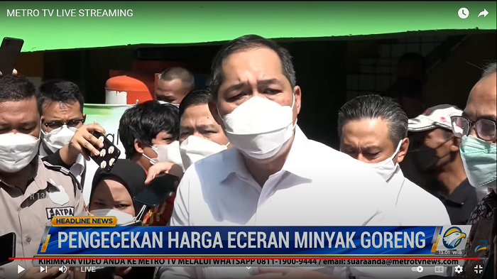 Mendag Pastikan 3 Hari Lagi Harga Minyak Curah di Pasar Turun