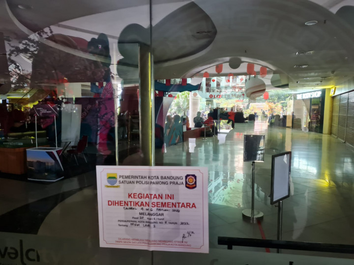 Pemkot Bandung Resmi Tutup Sementara Mal Festival Citylink