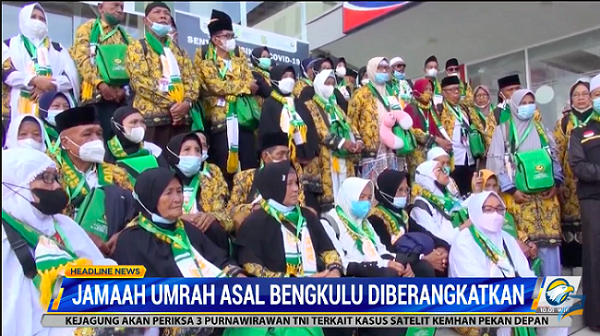 120 Jemaah Umrah Asal Bengkulu Diberangkatkan
