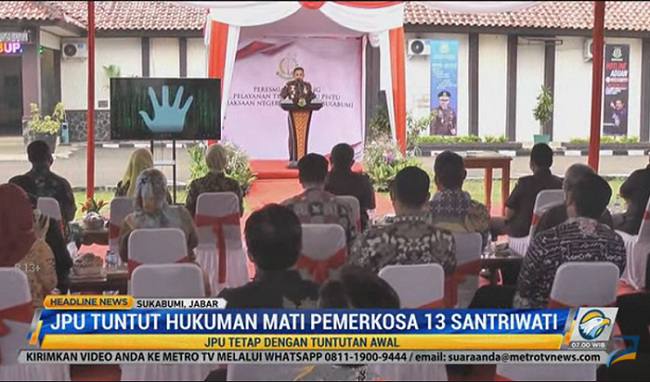 JPU Konsisten Tuntut Hukuman Mati Herry Wirawan!