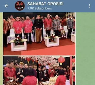 [Cek Fakta] Foto Jokowi Hadiri Imlek Tanpa Prokes Buktikan Covid-19 Sudah Hilang? Cek Faktanya