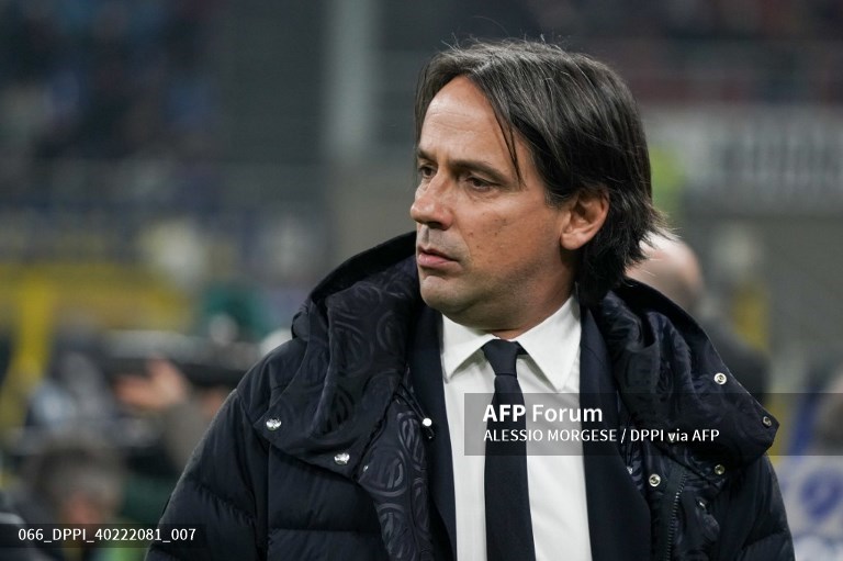 Pelatih Inter MIlan, Simone Inzaghi (AFP/Alessio Morgese)