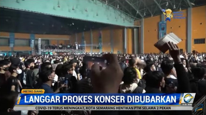 Konser di Makassar Dibubarkan karena Langgar Prokes