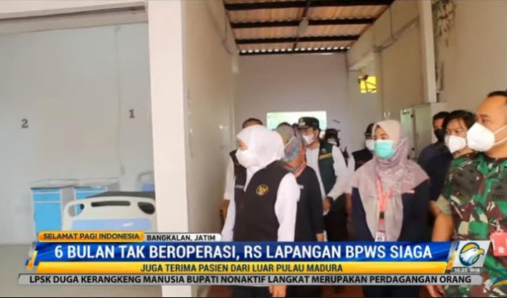 6 Bulan Tak Beroperasi, RS Lapangan BPWS Kembali Disiagakan