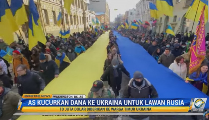 AS Gelontorkan US$10 Juta untuk Warga Ukraina