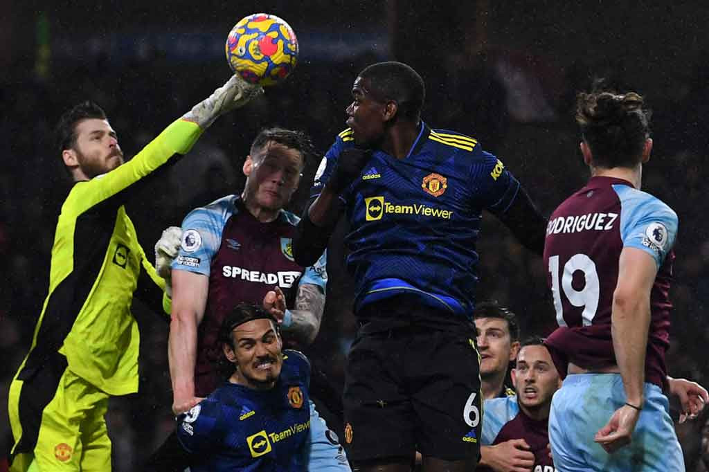 Liga Inggris: Manchester United Ditahan Imbang Burnley 1-1
