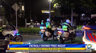 Patroli <i>Crowd Free Night</i> Sisir 10 Wilayah di Jakarta