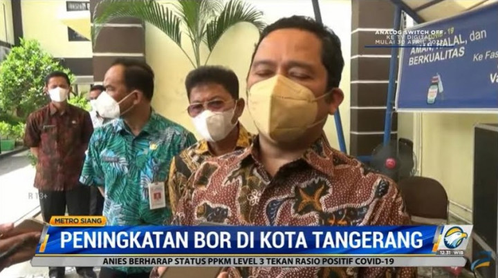 Kasus Covid-19 Terus Naik, BOR di Kota Tangerang Capai 42%