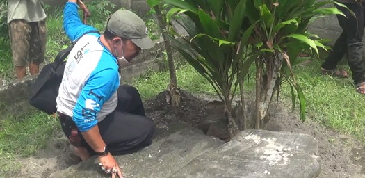 Situs Sejarah di Kediri Dirusak Orang Tak Dikenal