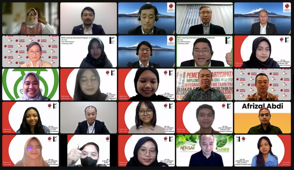 Sompo Environment Foundation (SOMPOEF) dari Tokyo, Jepang yang merupakan yayasan yang didirikan kepentingan umum bersama dengan PT Sompo Insurance Indonesia (SII) mengumumkan dimulainya periode keempat Program Magang Pembelajaran LSM di Indonesia. (Foto: 