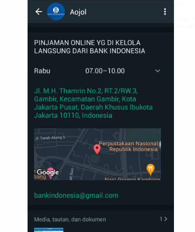 [Cek Fakta] AOJOL Pinjaman Online Dikelola Bank Indonesia? Ini Faktanya