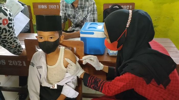Kota Serang Terlambat Gelar Vaksinasi Covid-19 Anak