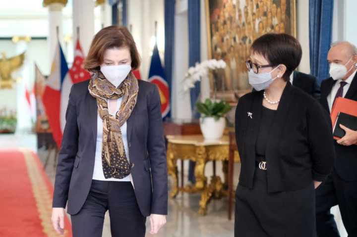 Temui Menlu Retno, Menhan Prancis Sinergikan Presidensi G20 dan Uni Eropa