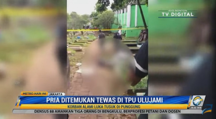Jasad Pria Ditemukan di TPU Kober Ulu, Diduga Korban Pembunuhan