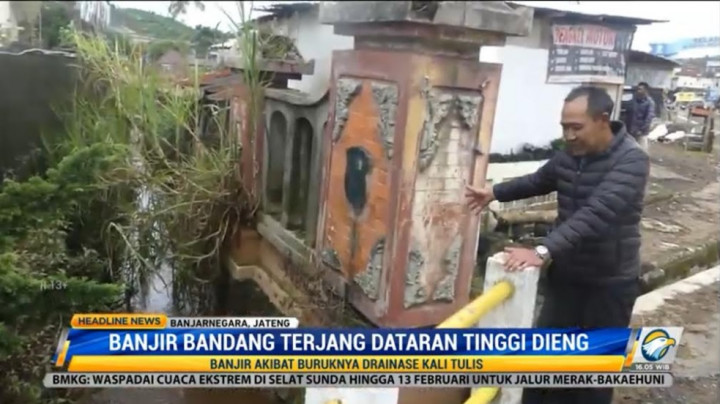 Warga di Dataran Tinggi Dieng Gagal Panen Gara-gara Banjir