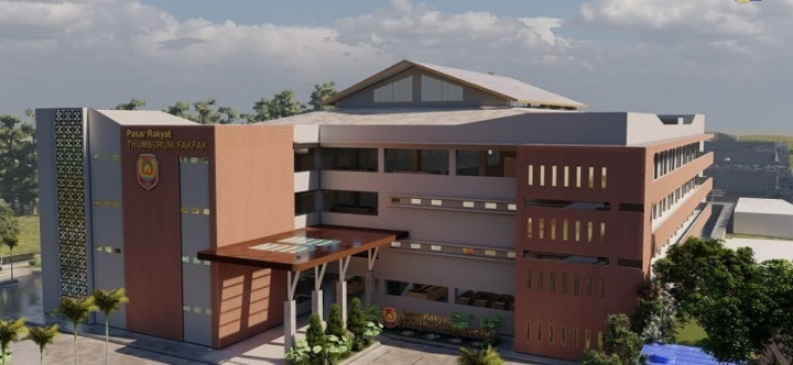 Populer Properti, Pasar <i>Green Building</i> Pertama di Papua hingga Penggunaan Batu Andesit