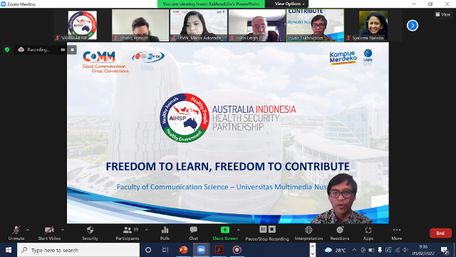Peluncuran Nusantara Health Security Project. DOK UMN