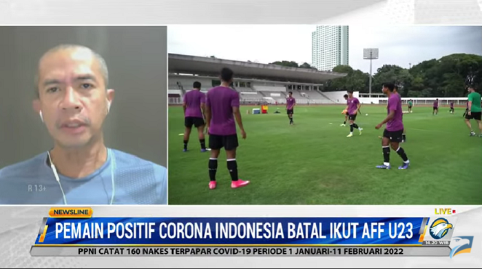 Pemain positif Covid-19 Indonesia batal ikut AFF U23. Foto: Dok/Metro TV