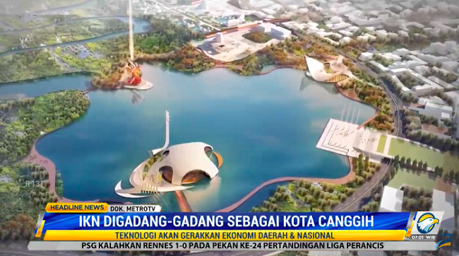 IKN Digadang-Gadang Sebagai Kota Canggih