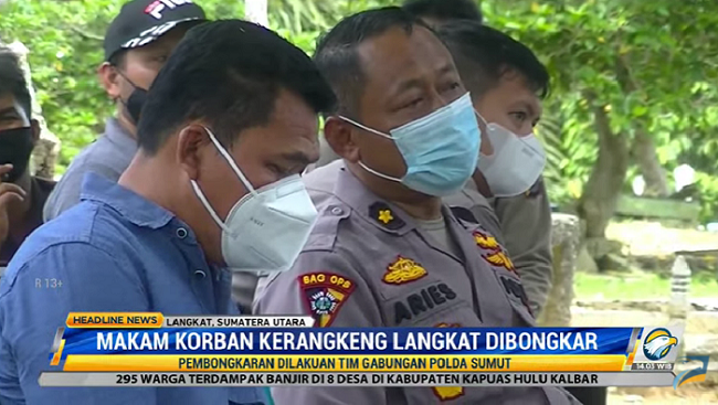 Diduga Ada Kekerasan, Makam Korban Kerangkeng Mantan Bupati Langkat Dibongkar