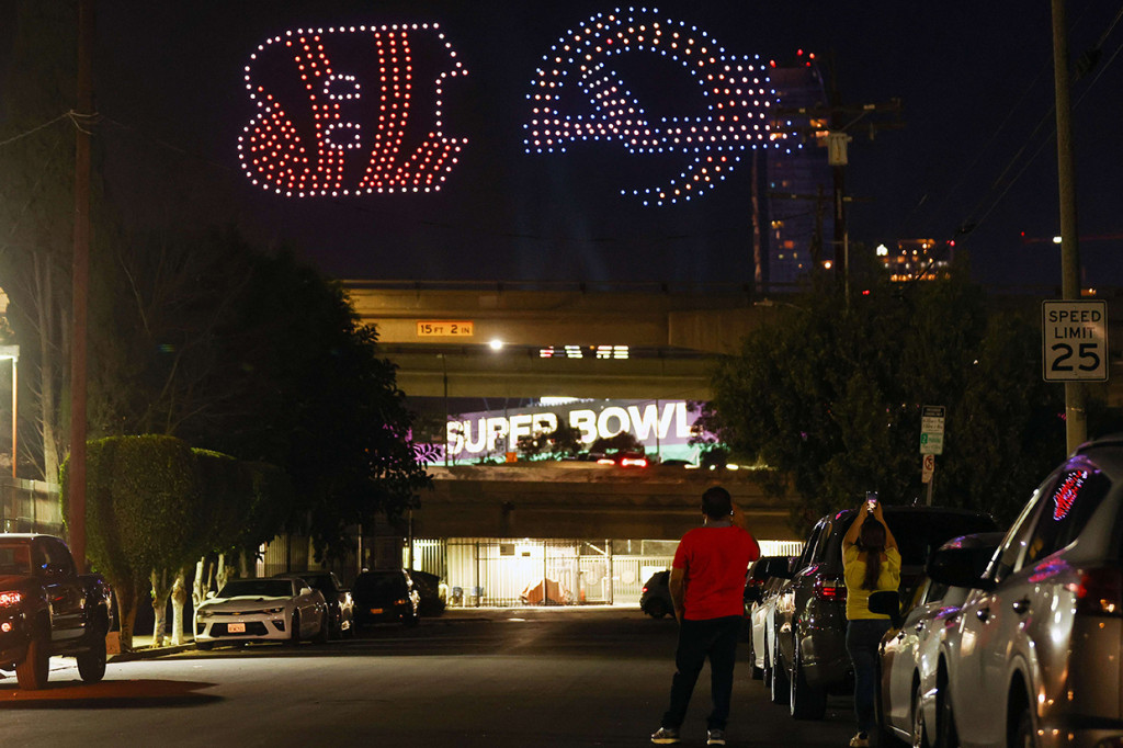 500 Drone Meriahkan Super Bowl LVI