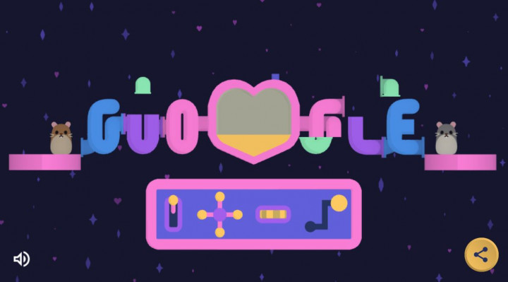 Rayakan Hari Valentine, Google Doodle Hari Ini Ada Game Puzzle