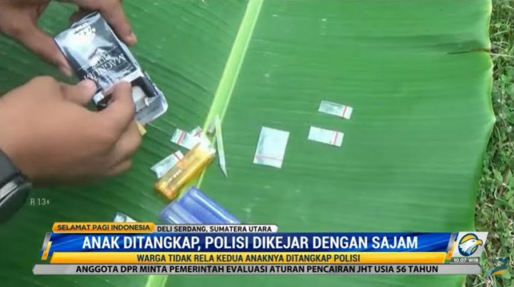 Anak Ditangkap karena Edarkan Sabu, Bapak Kejar Polisi dengan Sajam