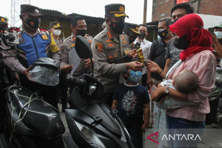 Presiden Ganti Motor Milik Pengemudi Ojol Asal Surabaya yang Hilang Dicuri