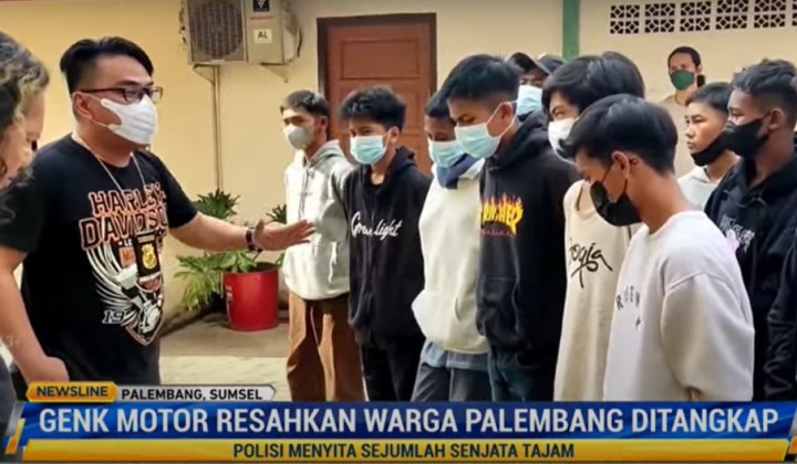 Polisi Tangkap 20 Remaja Anggota Geng Motor yang Viral