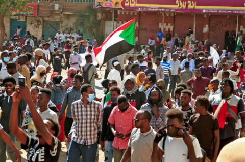 Demi Antikudeta, 2 Pedemo Sudan Tewas Ditembak Militer