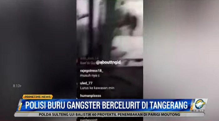 Mencekam! Teror Geng Motor Membabi Buta Sasar Rumah Warga