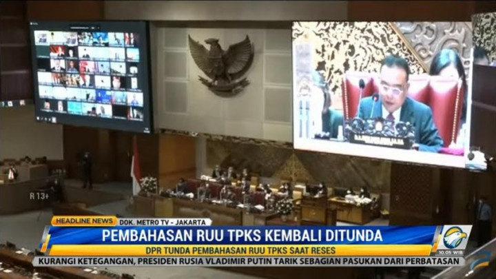 RUU TPKS Batal Dibahas Saat Reses, Omicron Jadi Alasan