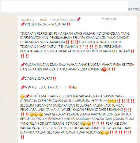 [Cek Fakta] Masih Ada yang Percaya Vaksin untuk Membunuh Pribumi? Simak Faktanya