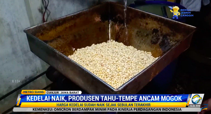 Kedelai Naik, Produsen Tahu-Tempe Ancam Mogok