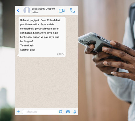 Pejuang Skripsi, Ini Loh Cara Chat Dosen Pembimbing Skripsi