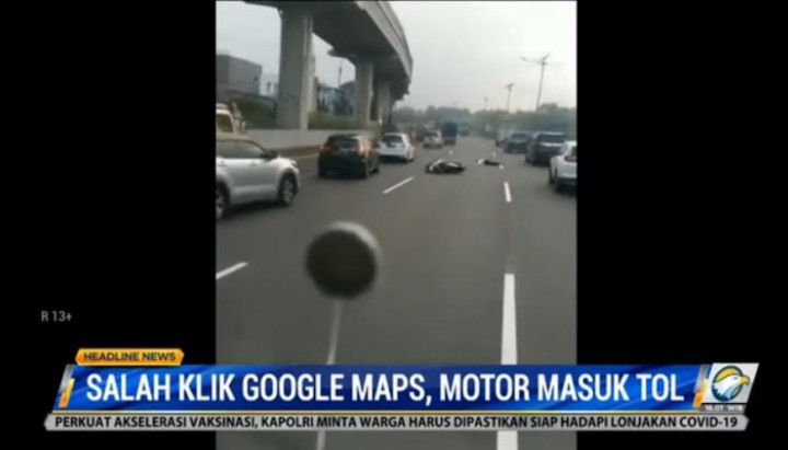 Salah Pilih Jalan Saat Bawa Motor, Siswi SMP Tertabrak di Tol