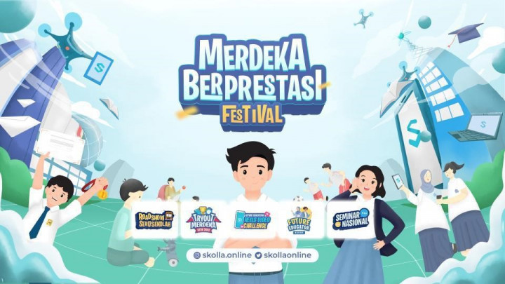 Skolla Gelar 'Merdeka Berprestasi Festival', Try Out Hingga Seminar Pendidikan