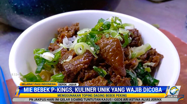 Mie Bebek P-Kings, Kuliner Unik Yang Wajib Dicoba