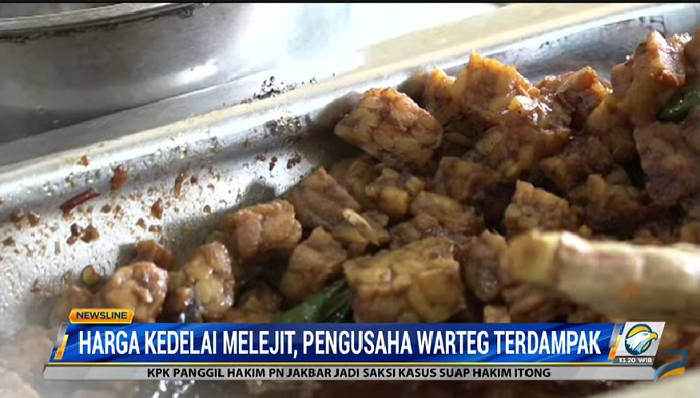 Harga Kedelai Melonjak, Pengusaha Warteg Terdampak