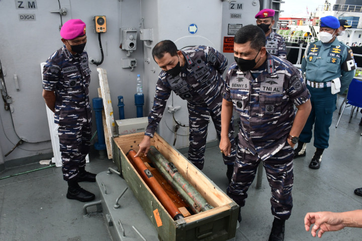 Mirip Rudal, TNI AL Temukan Dua Alat Survei Bawah Laut