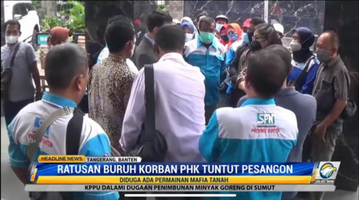 Ratusan Buruh Korban PHK di Banten Belum Terima Pesangon Sejak 2015