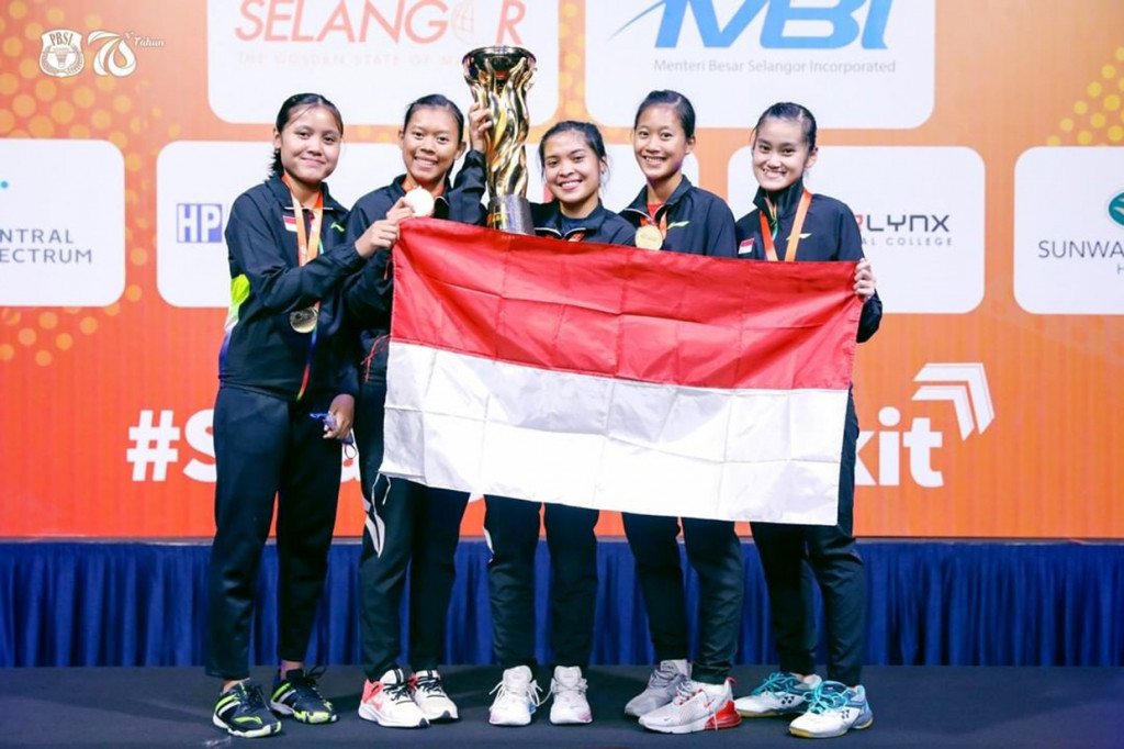 Sejarah! Tim Putri Indonesia Juara BATC 2022